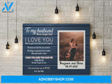 Never forget that I love you - Personalized Canvas