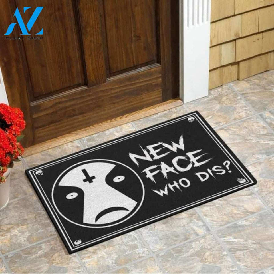 New face who dis? Doormat | Welcome Mat | House Warming Gift