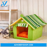 New Fashion Striped Removable Cover Mat Dog House Beds For Small Medium Dogs Pet Products For Cat