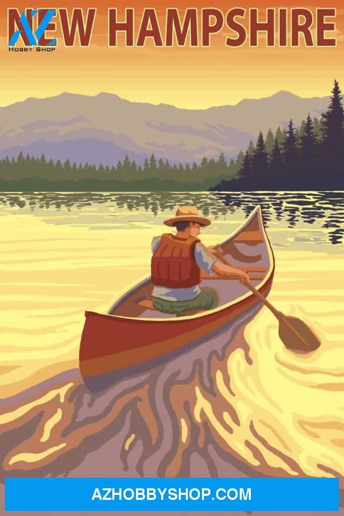 New Hampshire - Canoe Scene