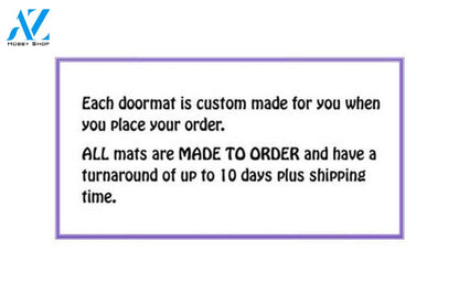 New! Hello Panda Cute Custom Hand Painted Welcome Door Mat By Killer Doormats