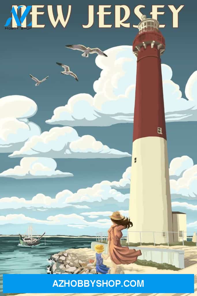 New Jersey Lighthouse Scene