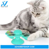 New Windmill Cat Toys Fidget Spinner For Kitten With Led And Catnip Ball 5