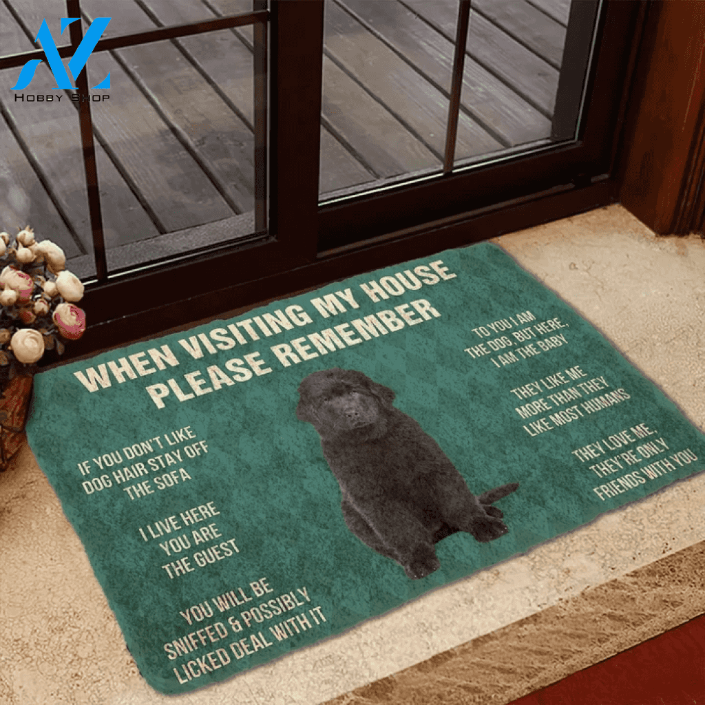Newfoundland Puppy Dogs House Rules