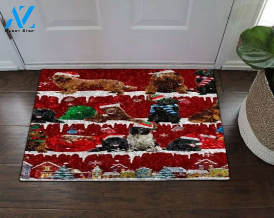 Newfoundland Snow Christmas Doormat