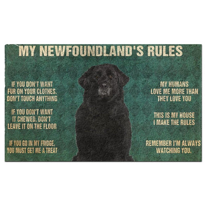 Newfoundland's Rules Doormat
