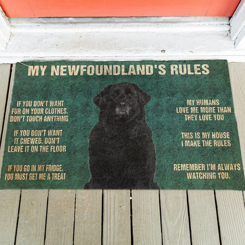 Newfoundland's Rules Doormat