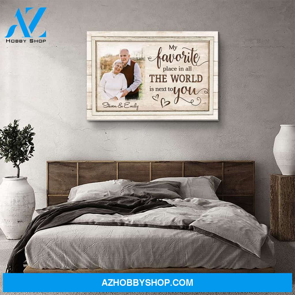 Next To You - Personalized Custom Photo Canvas