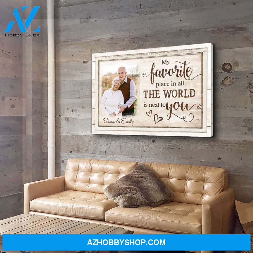 Next To You - Personalized Custom Photo Canvas