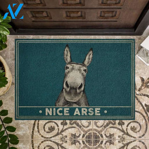 Nice arse Funny Donkey Doormat | Welcome Mat | House Warming Gift