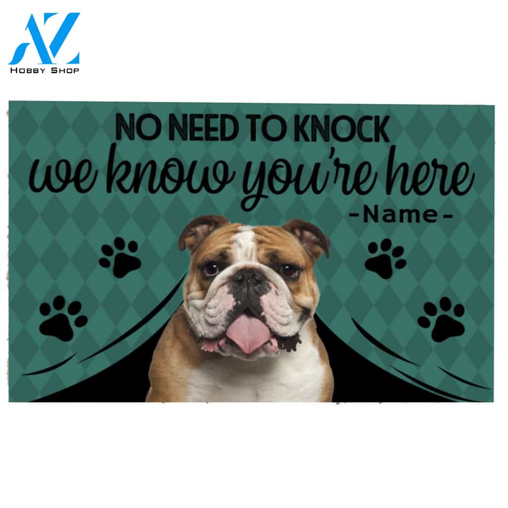 Nice Butt Funny Personalized Doormat