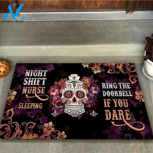 Night Shift Nurse Sleeping - Nurse Doormat