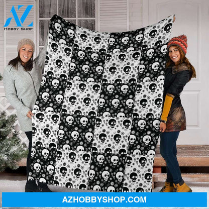 Nightmare Skulls Fleece Fleece Blanket