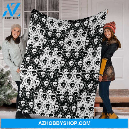 Nightmare Skulls Fleece Fleece Blanket
