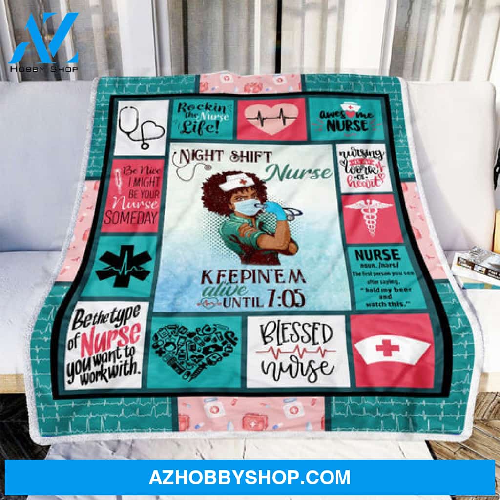 Nightshift Blanket, Night Shift Nurse Blanket