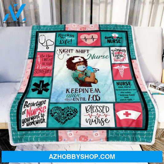 Nightshift Blanket, Night Shift Nurse Blanket