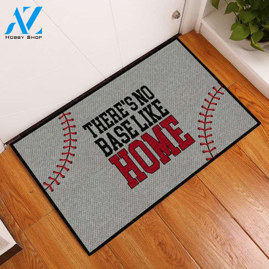 No Base Like Home Baseball Doormat