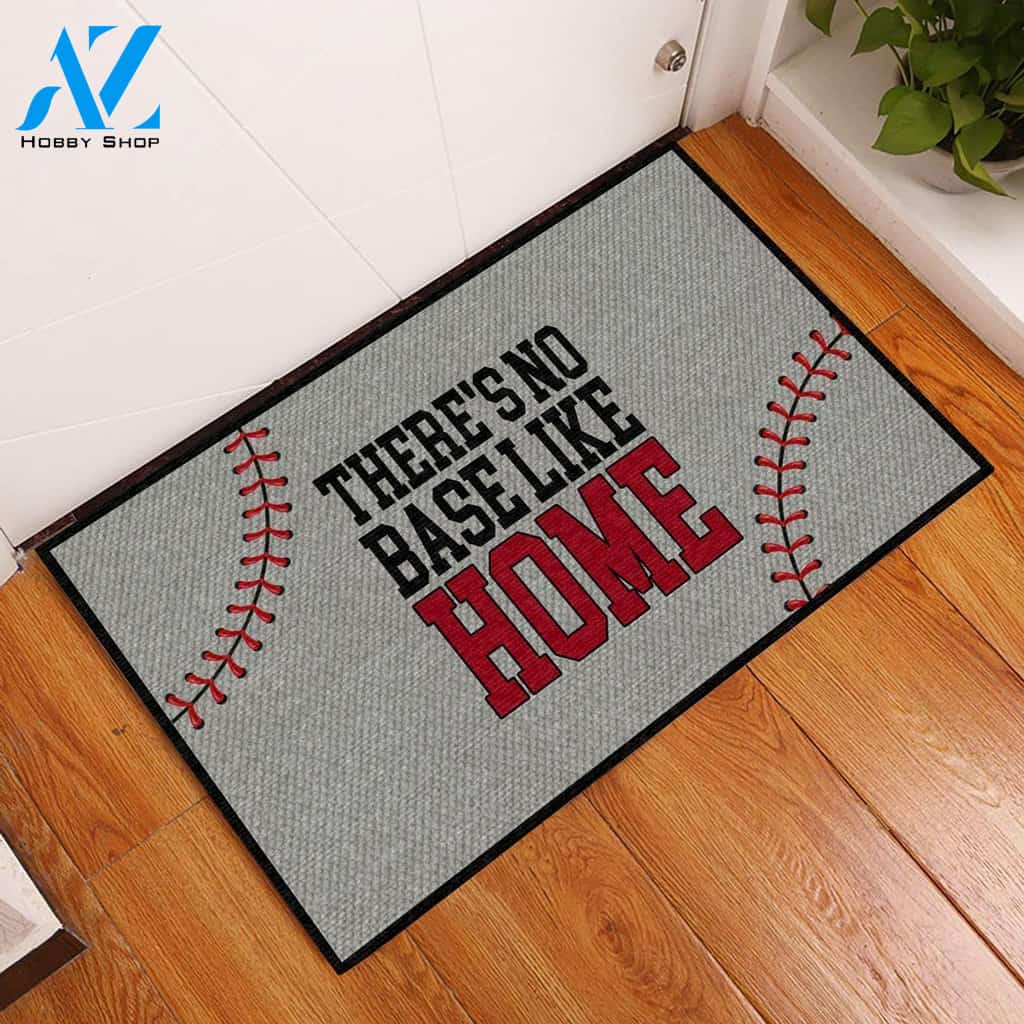 No Base Like Home Baseball Doormat | Welcome Mat | House Warming Gift