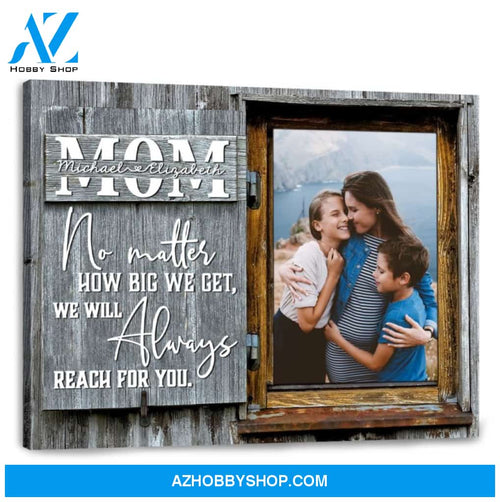 No Matter How Big We Get Canvas Mom Custom Gifts For Mom Best Mother Day Gifts Ohcanvas