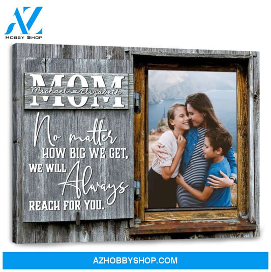 No Matter How Big We Get Canvas Mom Custom Gifts For Mom Best Mother Day Gifts Ohcanvas