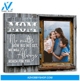 No Matter How Big We Get Canvas Mom Custom Gifts For Mom Best Mother Day Gifts Ohcanvas