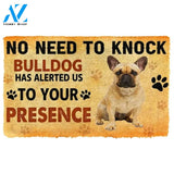 No Need To Knock Bulldog Doormat Welcome Mat Housewarming Gift Home Decor Funny Doormat Gift For Dog Lovers
