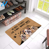 NO NEED TO KNOCK BULLDOG Doormat 23.6" x 15.7" | Welcome Mat | House Warming Gift