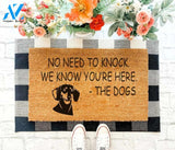 No need to knock &#8211; Dachshund Doormat 02