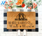 No need to knock - Dachshund Doormat 05 | Welcome Mat | House Warming Gift