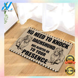 No Need To Knock Dachshund Has Alerted Us To Your Presence Doormat