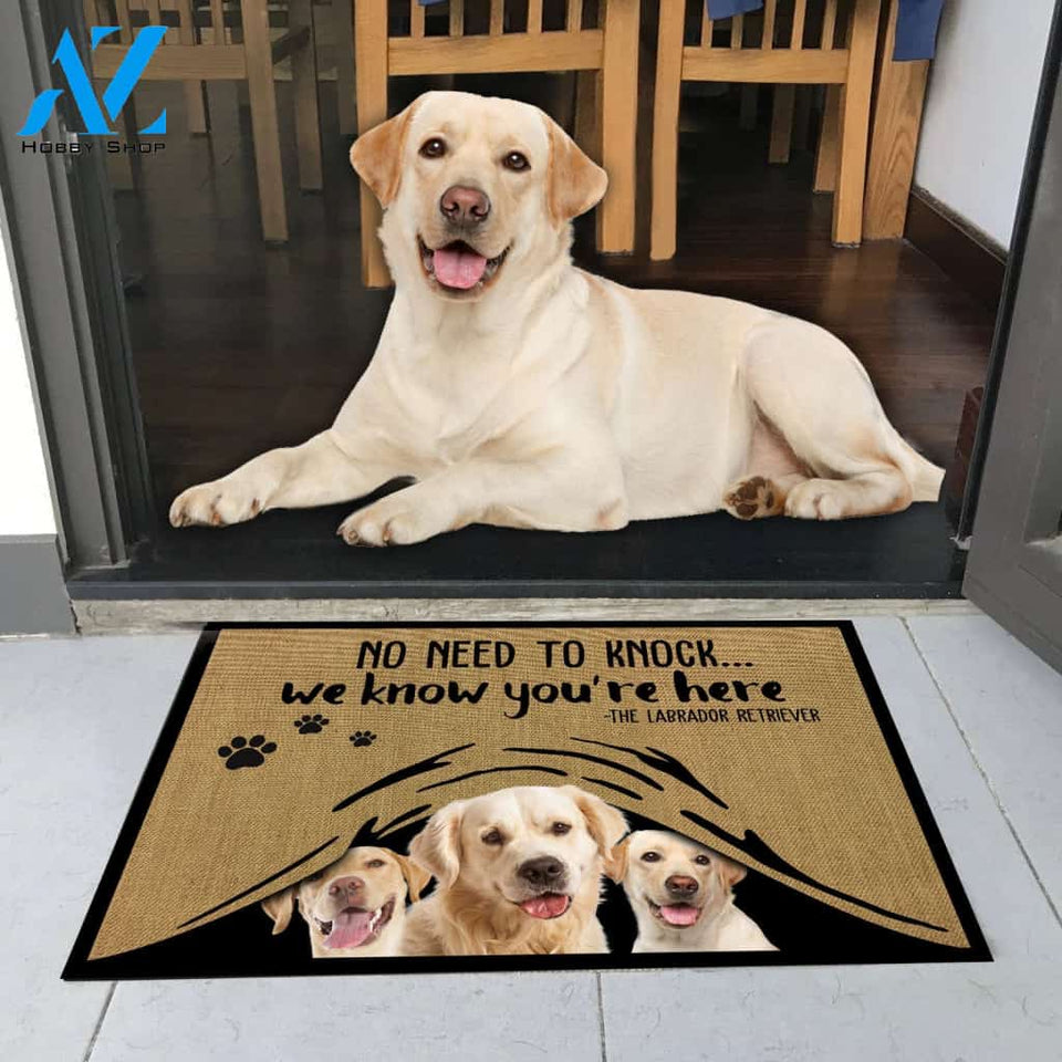 No Need To Knock… Labrador Retriever Doormat