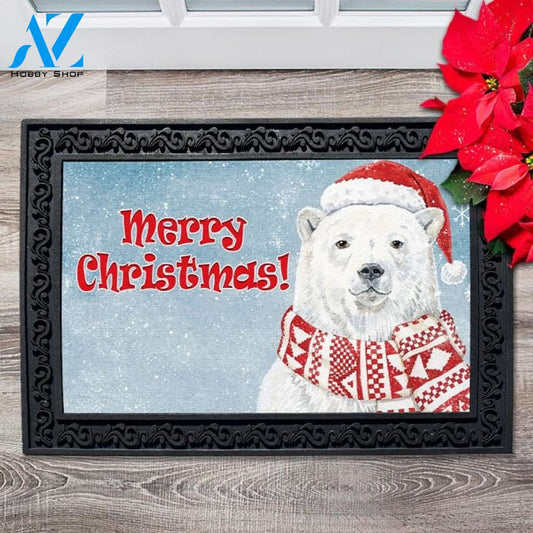 Nordic Polar Bear Doormat - 18" x 30"