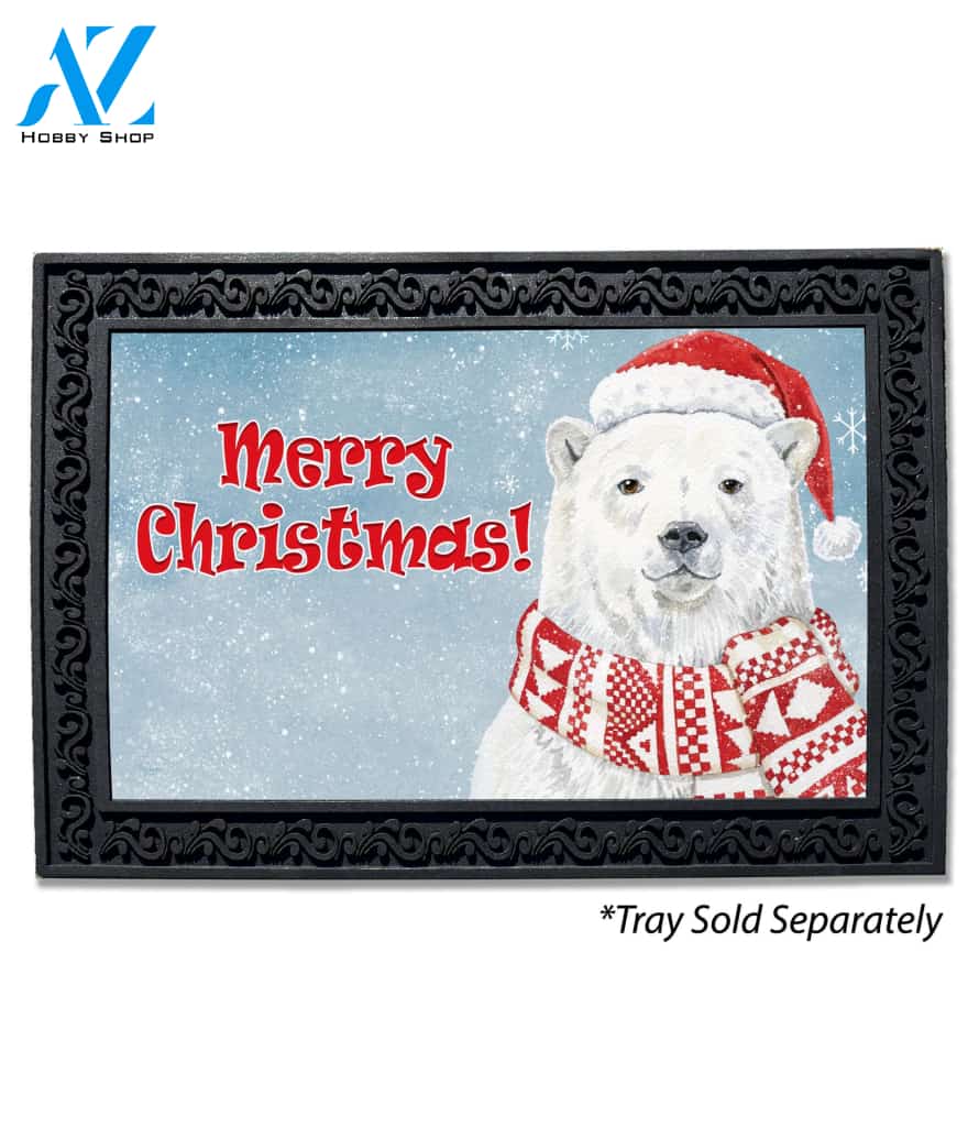 Nordic Polar Bear Doormat - 18" x 30"