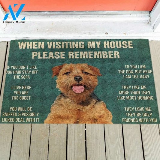 Norfolk terrier's Rules Doormat