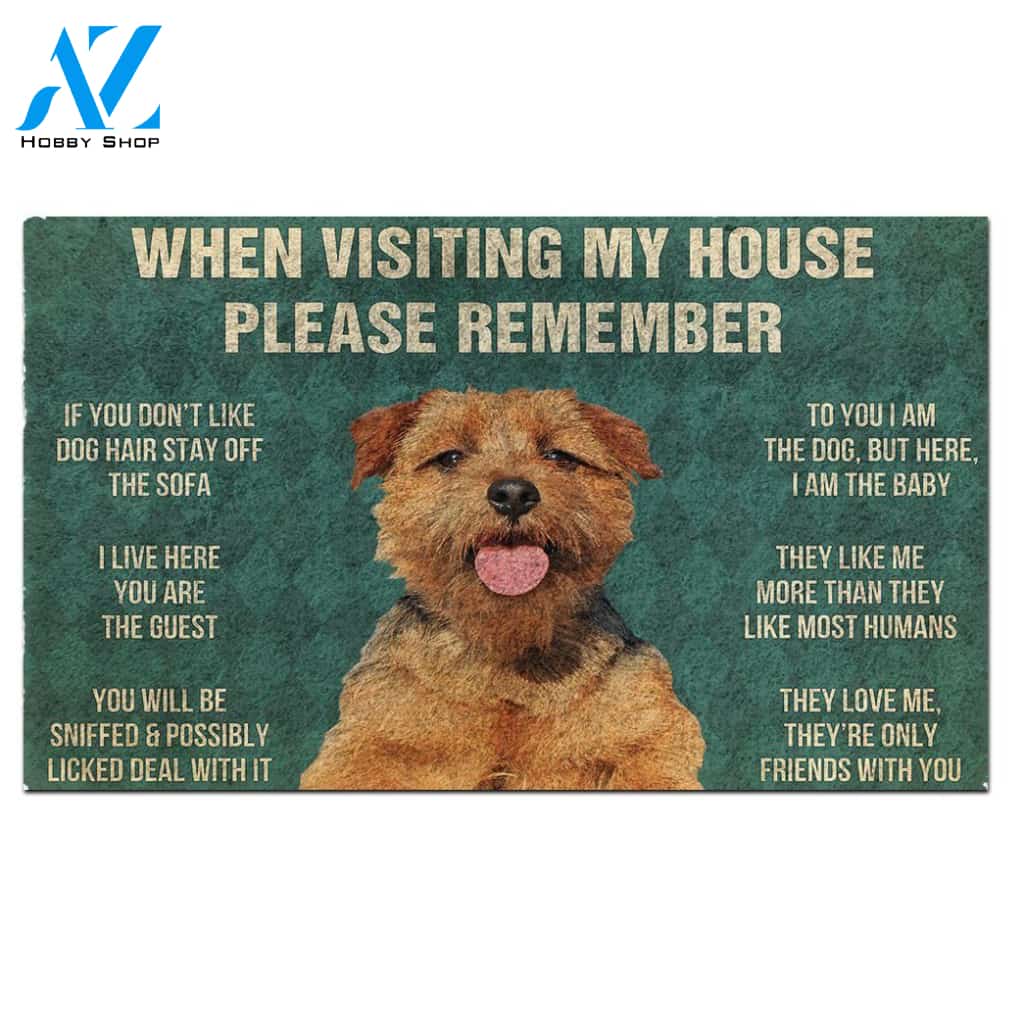 Norfolk terrier's Rules Doormat