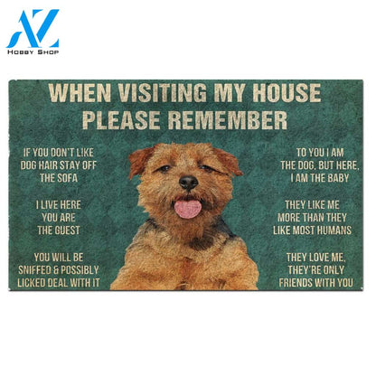 Norfolk terrier's Rules Doormat