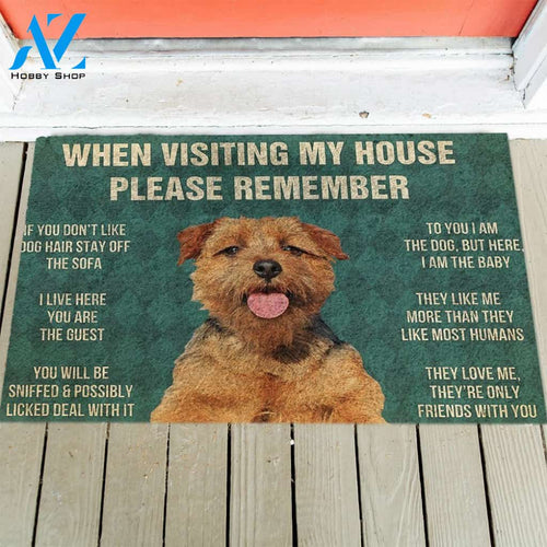Norfolk terrier's Rules Doormat