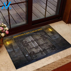 Not a trap door Tabletop Role-playing Game( RPG) Doormat | Welcome Mat | House Warming Gift