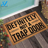 Not A Trap Door - Tabletop RPG Coir Pattern Print Doormat