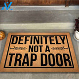 Not A Trap Door - Tabletop RPG Coir Pattern Print Doormat