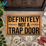 Not A Trap Door - Tabletop RPG Coir Pattern Print Doormat