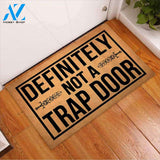 Not A Trap Door - Tabletop RPG Coir Pattern Print Doormat