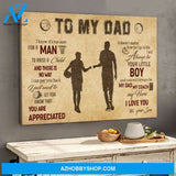 Not Easy To Raise A Child Horizontal Canvas Gift For Basketball Dad