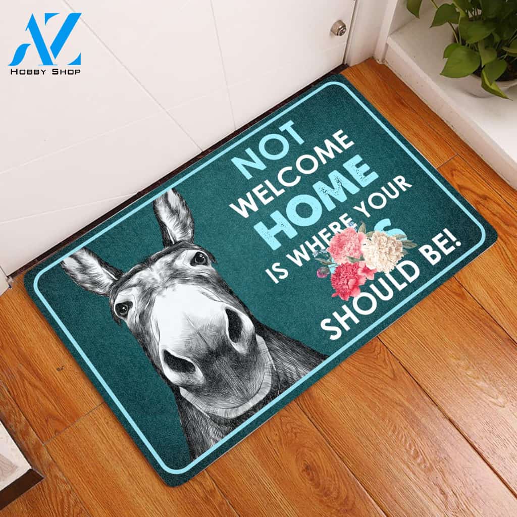 Not Welcome Home All Over Printing Doormat | Welcome Mat | House Warming Gift