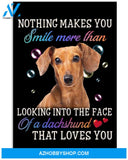 nothing make you smile more than dachshund poster