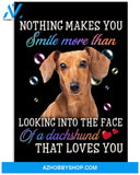 nothing make you smile more than dachshund poster