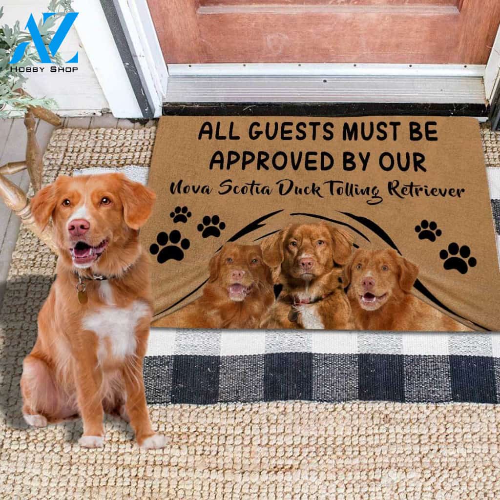 Nova Scotia Duck Tolling Retriever Approved Doormat Home Decor – Doormat