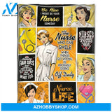 Nurse Blanket,Fleece Blankets, The Nurse Who Can Smile. Gift For Friend Family Home Decor Bedding Couch Sofa Soft and Comfy Cozy