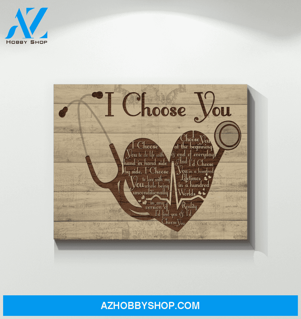 Nurse - I Choose You In A Hundred Lifetimes Canvas Print