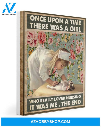 Nurse Once Upon A Time Canvas Print